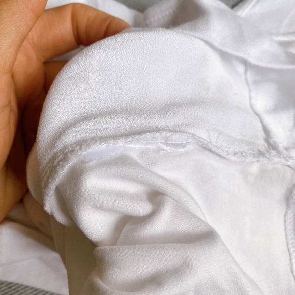 π STREET ONE WHITE LOOSE SILKY SUMMER TOP! - Picture 9 of 9